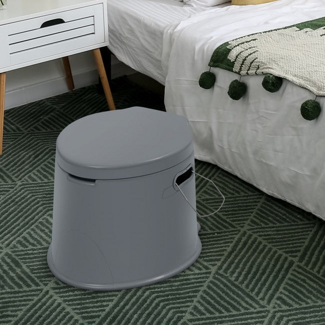 Portable Travel Toilet with Paper Holder for Camping Indoor Outdoor