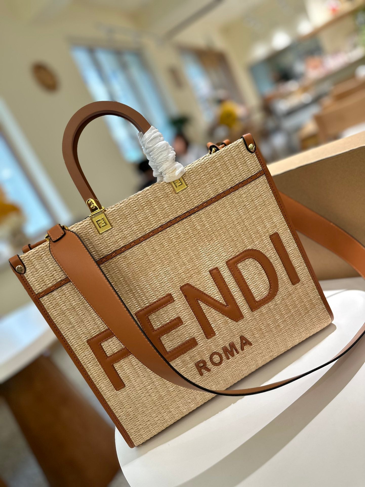 Straw tote bag XC0123071818