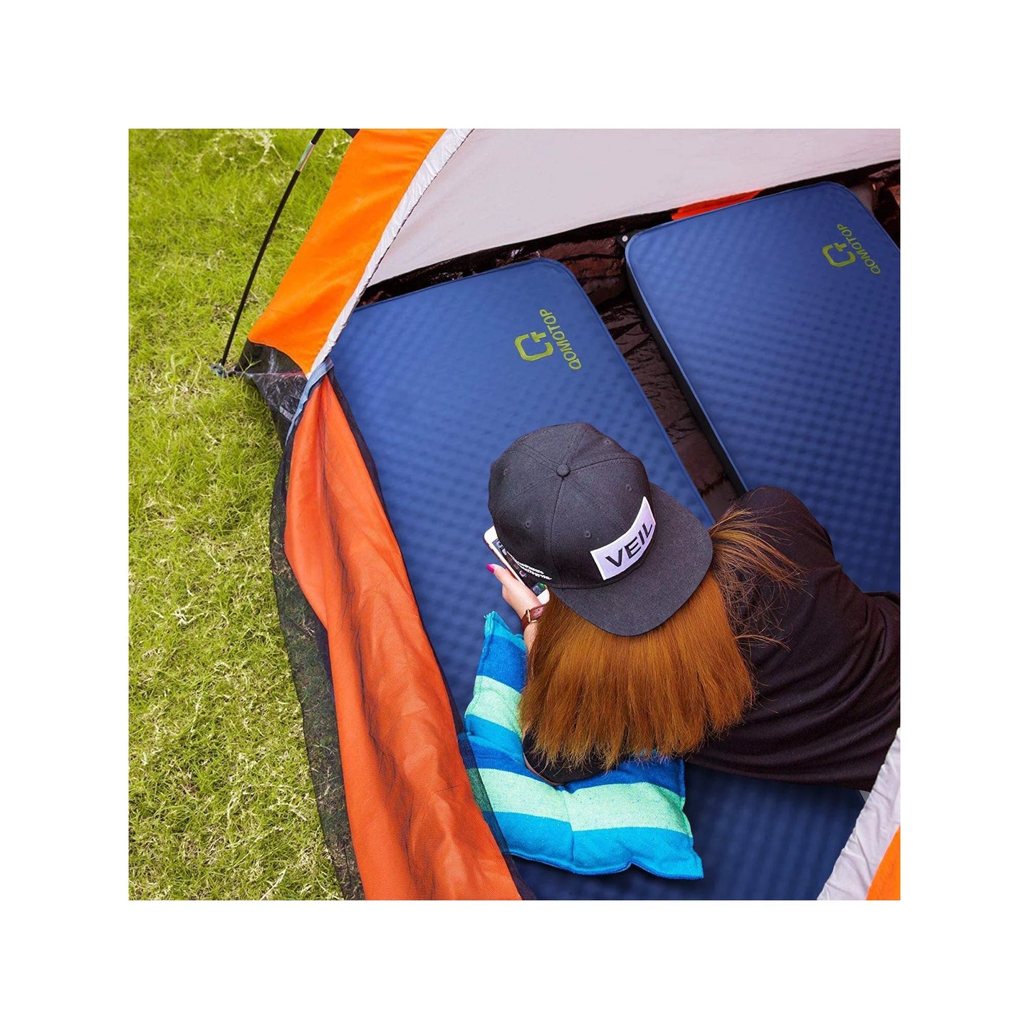 80”×28” Self-Inflating Sleeping Pad QTSID1