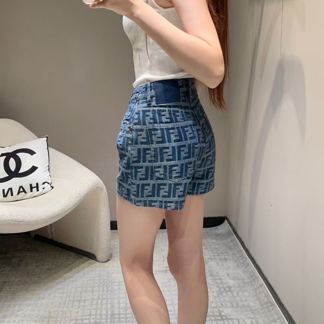 New women's fashion versatile printed shorts PD0425070101