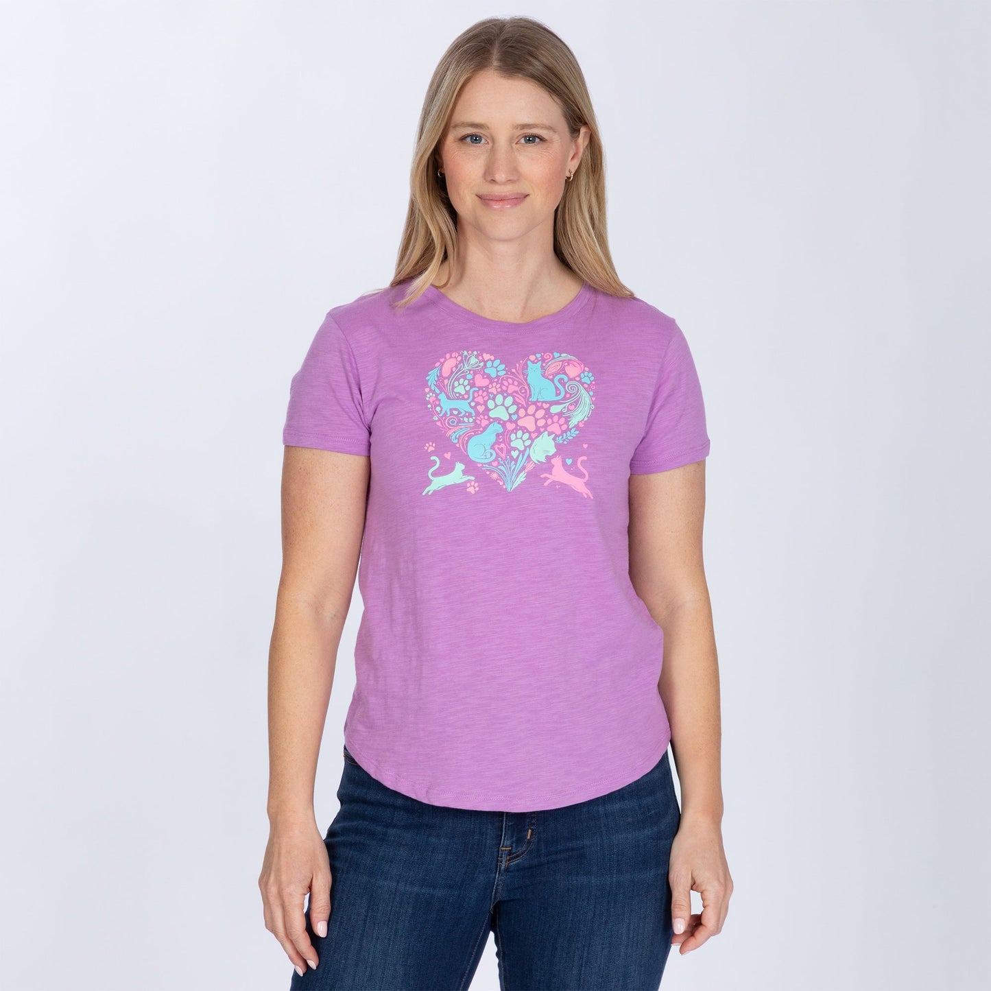 Heart & Pets Cotton Slub Tee