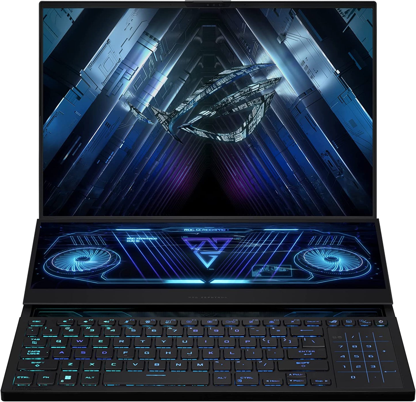 ASUS ROG Zephyrus Duo 16 (2022) Gaming Laptop, 16” Mini LED 240Hz/3ms, QHD 16:10 Display, 100% DCI-P3, NVIDIA GeForce RTX 4080, AMD Ryzen 9 7945HX, 32GB DDR5, 1TB SSD, Windows 11 Pro, GX650PZ-XS96