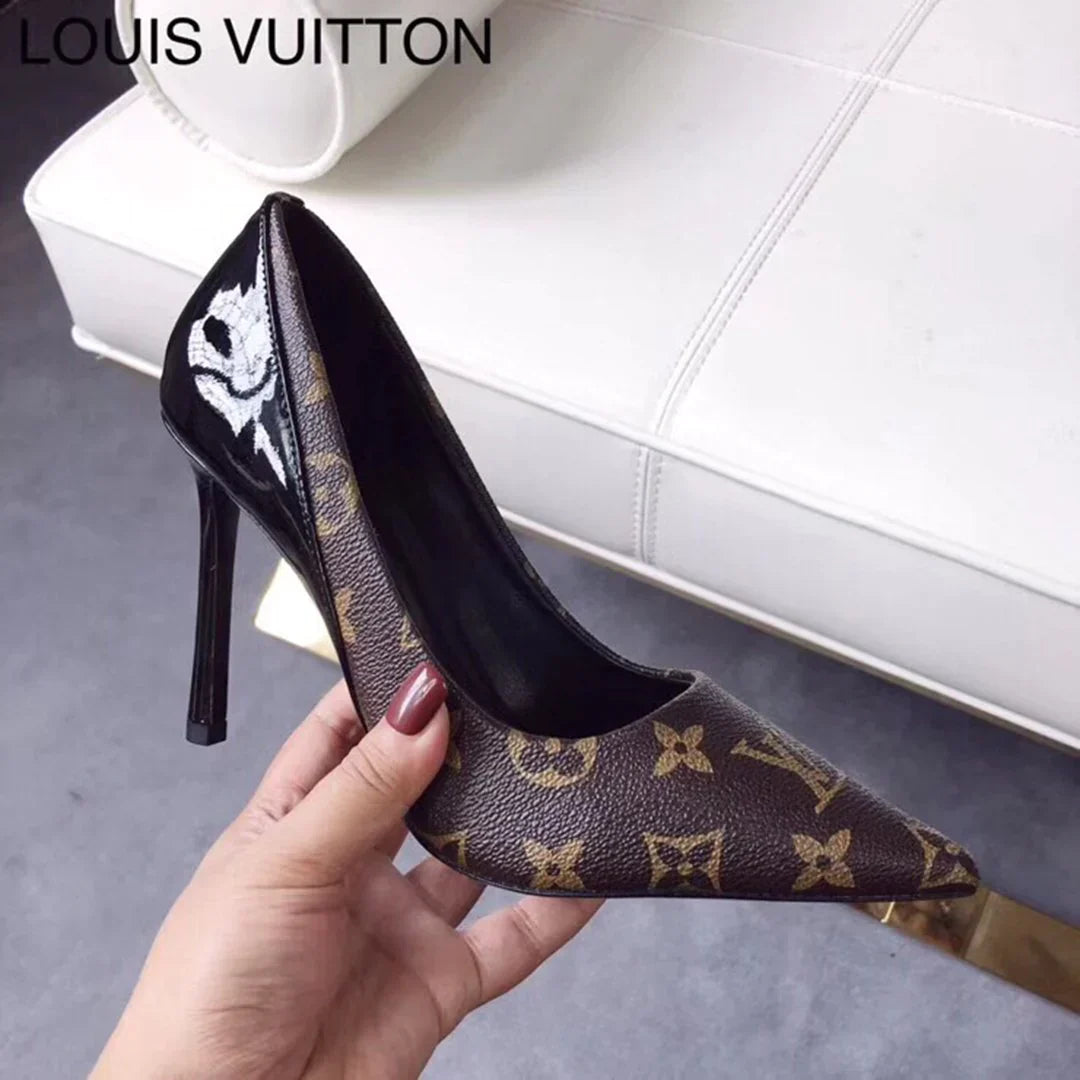 New fashionable and versatile presbyopia 10 cm high heels 1024022118