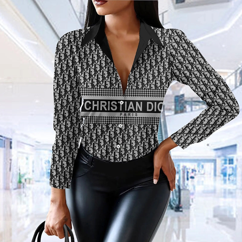 Limited edition fashionable and versatile women's linen shirt WB1023110329