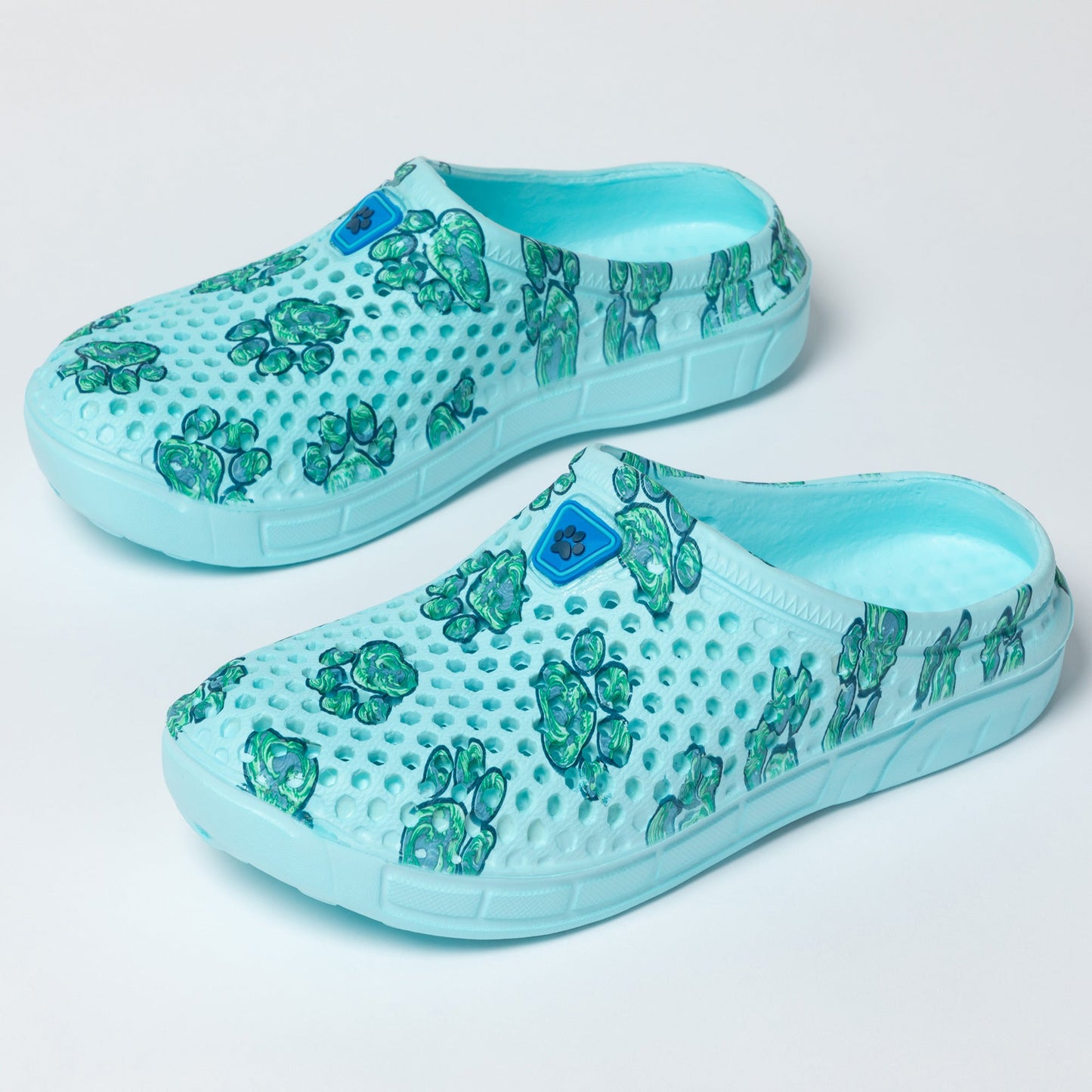 Rainbow Paw Slip-On Clogs