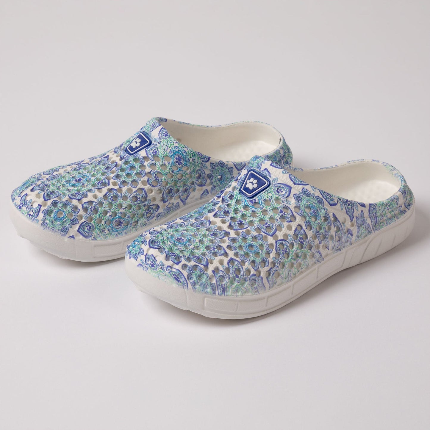 Rainbow Paw Slip-On Clogs