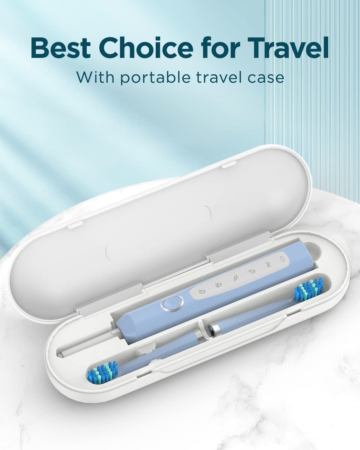 Sonic Electric Toothbrush for Adults - Rechargeable Electric Toothbrushes with 8 Brush Heads, & Travel Case,Teeth Whitening , Power Electric Toothbrush with Holder, Once Charge for 120 Days - H8 Pink