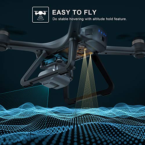 Holy Stone HS700E 4K UHD GPS Quadcopter with 5GHz FPV Transmission, Brushless Motor, Easy Auto Return Home, Follow Me and Outdoor Carrying Case