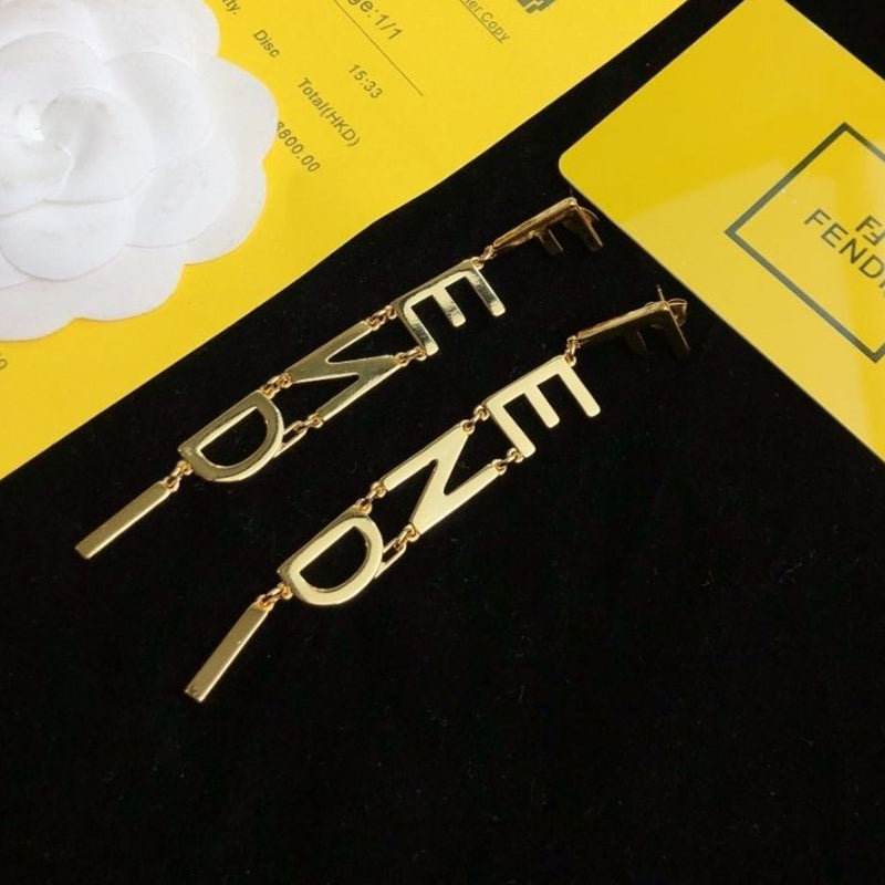 Minimalist tassel earrings PD10051215