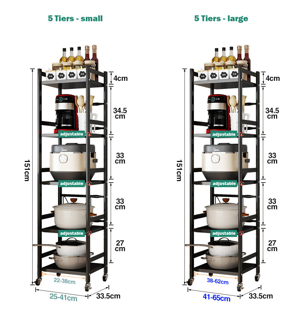 ⏰New Year Promotion🔥Multi-layered Kitchen Shelf