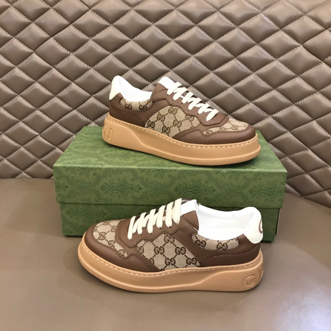 G logo fashion luxury Brown sneakers-W