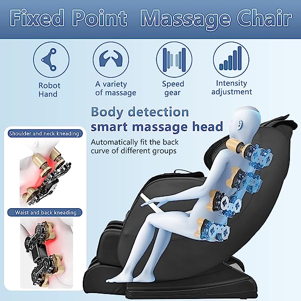 🔥Hot Sale Now🔥Zero Gravity Full Body Shiatsu Massage Chair