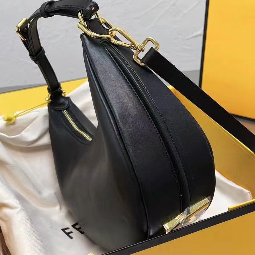 F Logo latest Hobo bag crescent bag