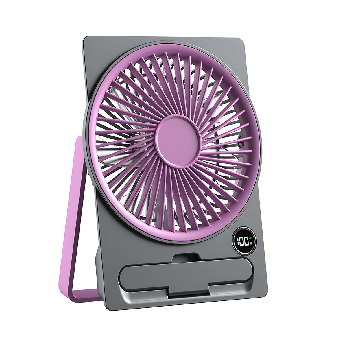 USB Rechargeable Mini Desktop Stand Fan New Arrival Foldable Portable Cooling Fan Adjustable Speed Household Electric Plastic