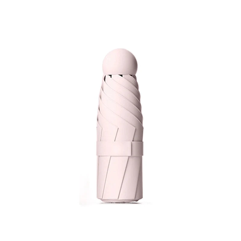 Capsule Umbrella Sunny And Rainy Dual Use Rain Proof Wind-resistant Sun Protection Outdoor Traveling Portable Mini Umbrella