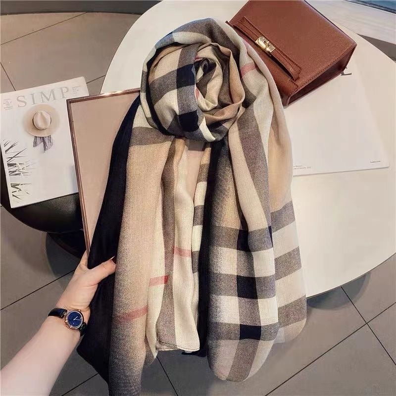 BBR Classic Check Summer Scarf PD042025051901