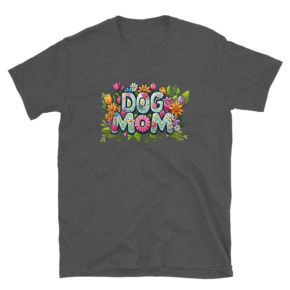 Dog Mom Flower Fun T-Shirt