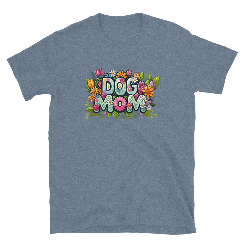 Dog Mom Flower Fun T-Shirt