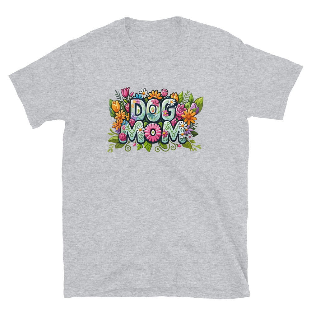 Dog Mom Flower Fun T-Shirt