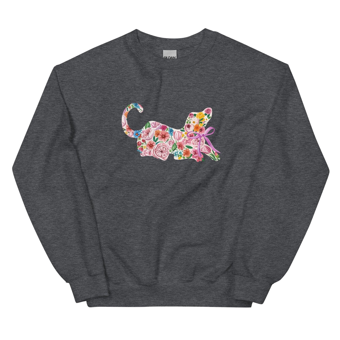 Springtime Flower Dog Crewneck Sweatshirt