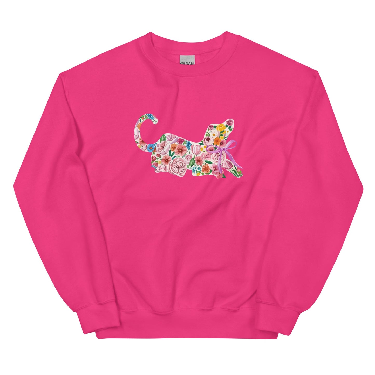 Springtime Flower Dog Crewneck Sweatshirt