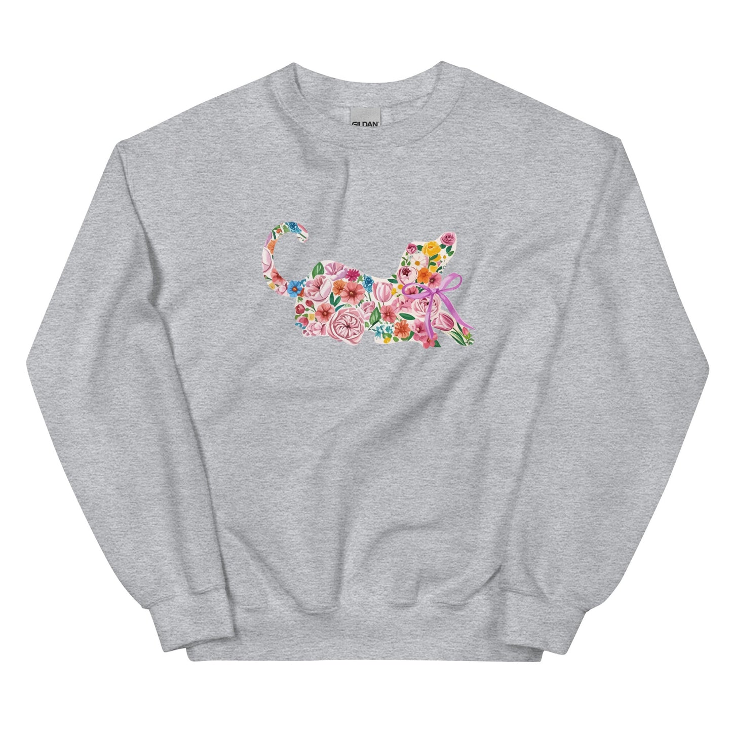 Springtime Flower Dog Crewneck Sweatshirt