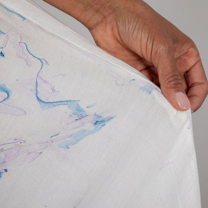 Marbleous Paw Print Hand Crafted Long Dress