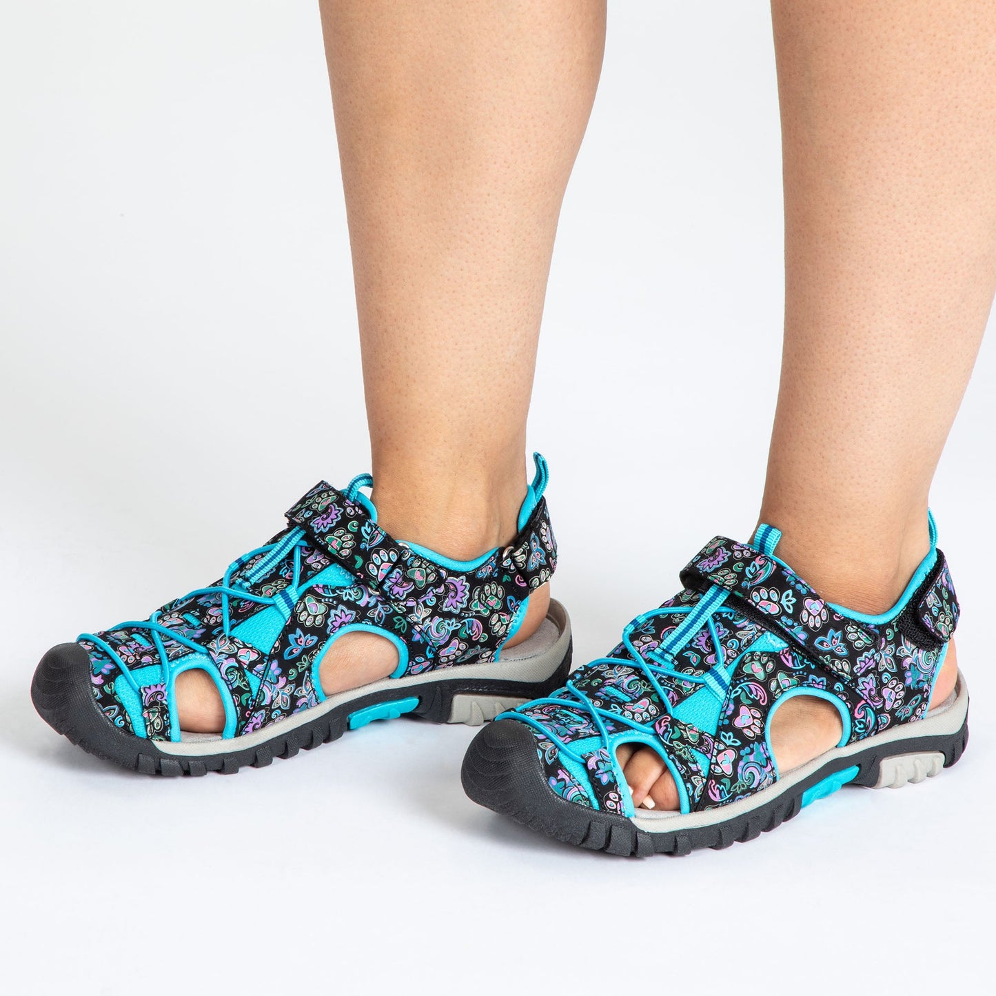 Walking Paws Adjustable Closed Toe Sport Sandals