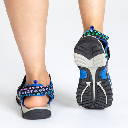Walking Paws Adjustable Closed Toe Sport Sandals