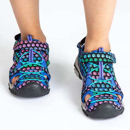 Walking Paws Adjustable Closed Toe Sport Sandals