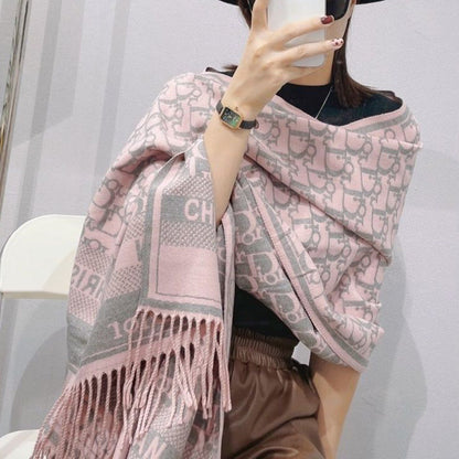 Fashion thick fringed shawl PD1023080130