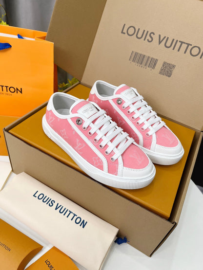 2025 Spring and Summer Multicolor V Print Ladies Casual Shoes XC042504016