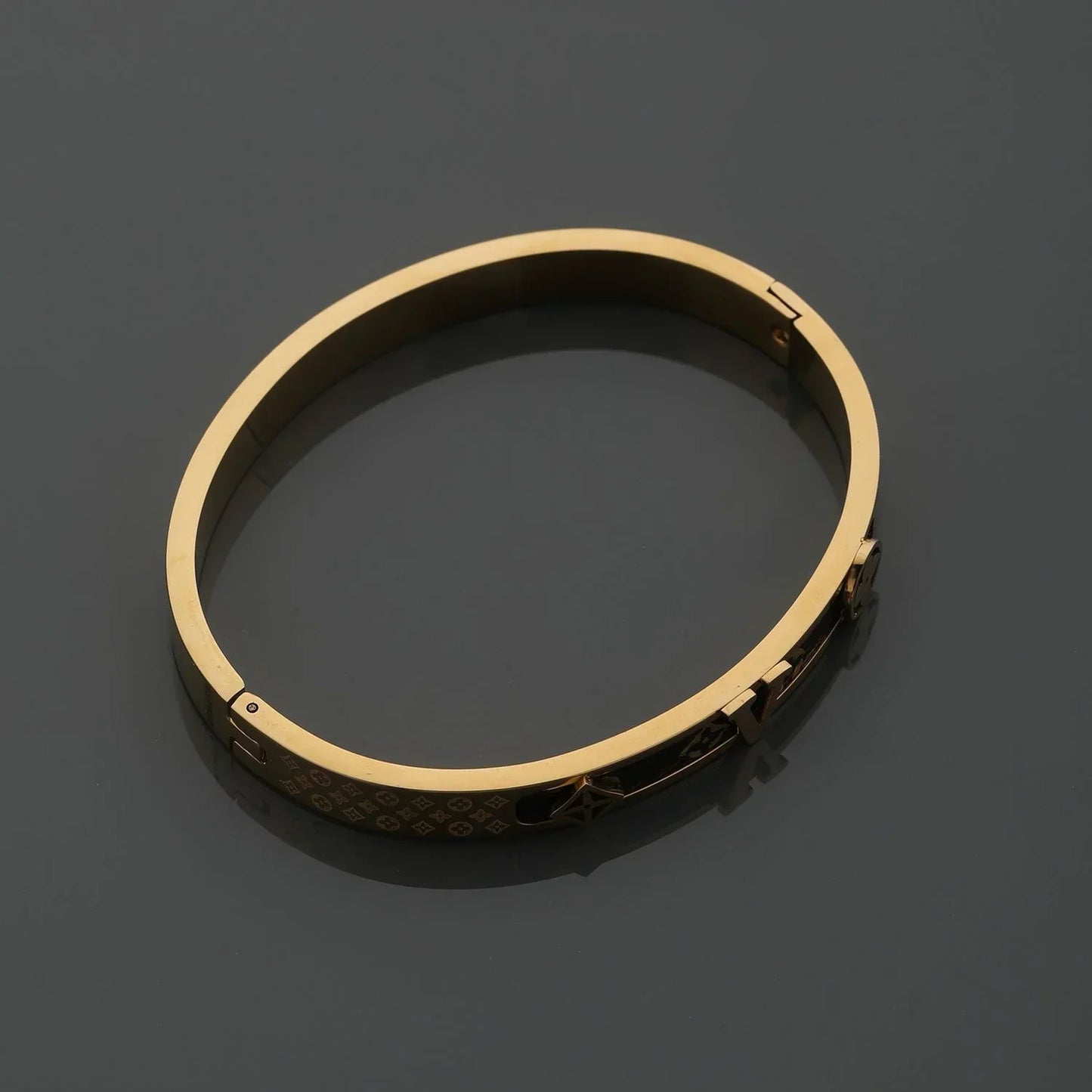 Bracelet Titanium Steel Women's Light Luxury Old Flower Bracelet 1024050903
