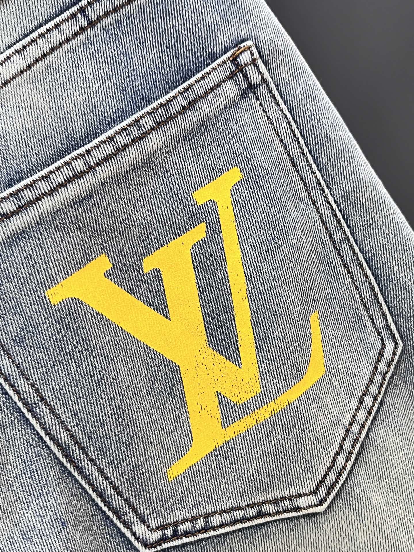 High luxury autumn and winter elastic slim fit denim pants XC0425091206