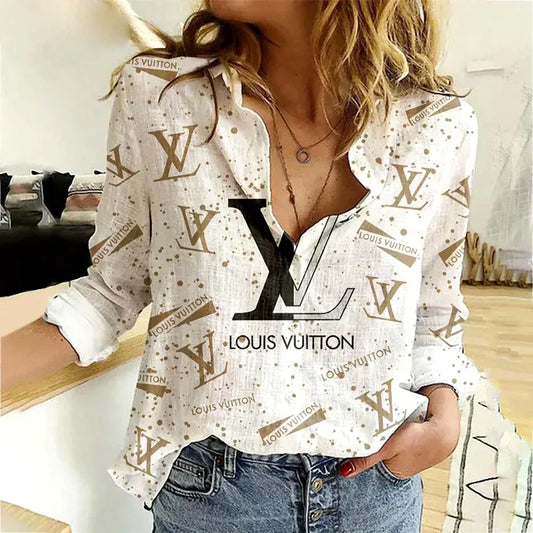 New Fashion Classic Versatile Long Sleeve Shirt 3D1024060325