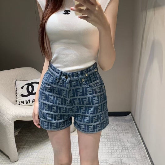 New women's fashion versatile printed shorts PD0425070101