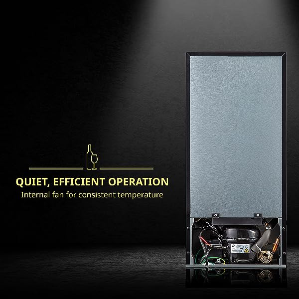 🔥Hot Sale Now🔥 18 Bottle Compressor Wine Refrigerator with Lock