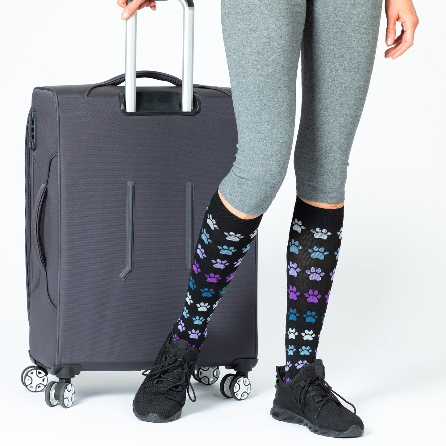 Paw Print Compression Socks