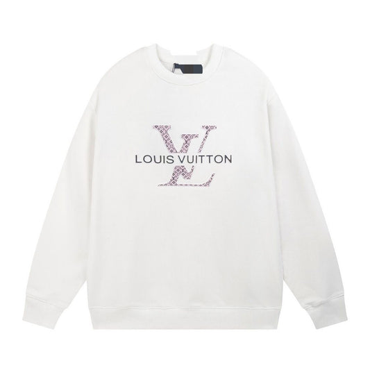 Autumn and winter new letter classic round neck sweater print loose  1209023