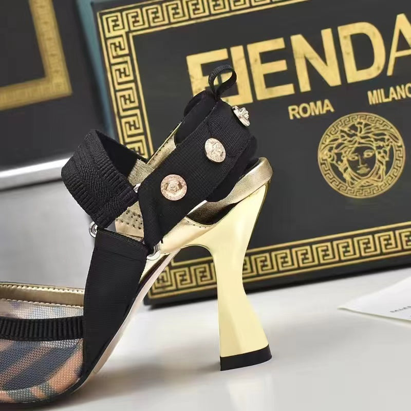 2023  pointed toe high heel sandals