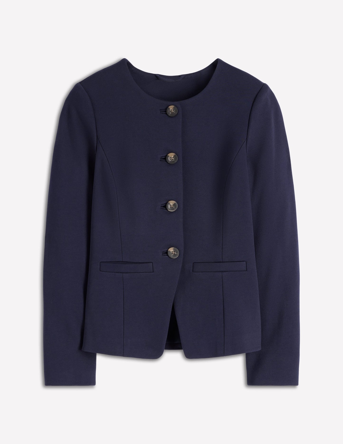 Hampstead Ponte Twill Blazer-Navy
