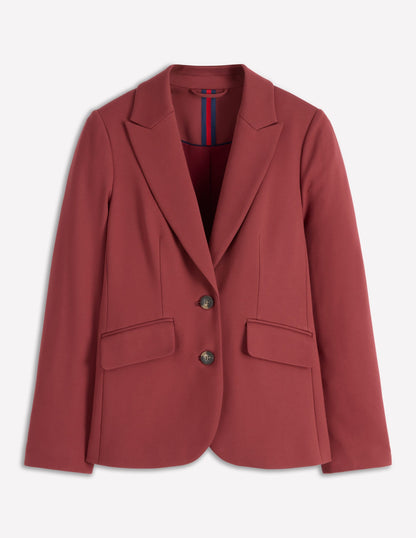 Marylebone Ponte Blazer-Chestnut