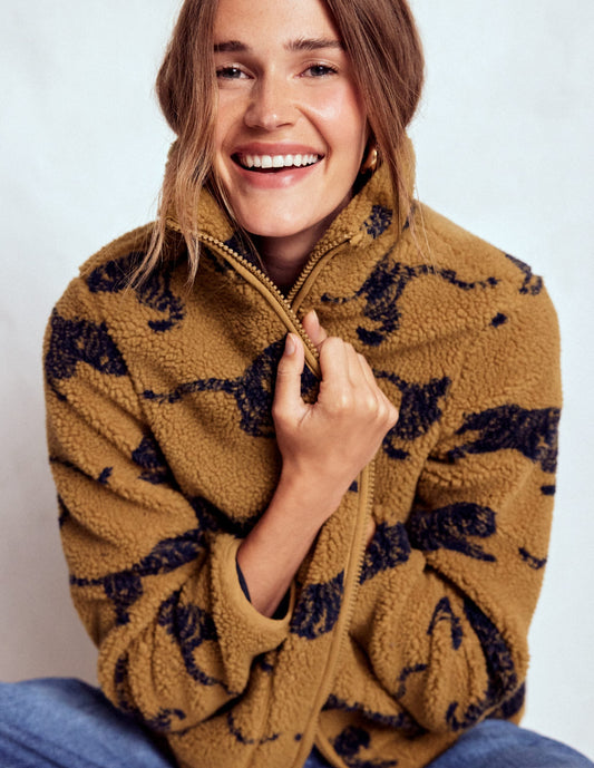 Westminster Borg Jacket-Hazelnut Brown, Leaping Tiger