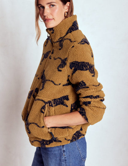 Westminster Borg Jacket-Hazelnut Brown, Leaping Tiger