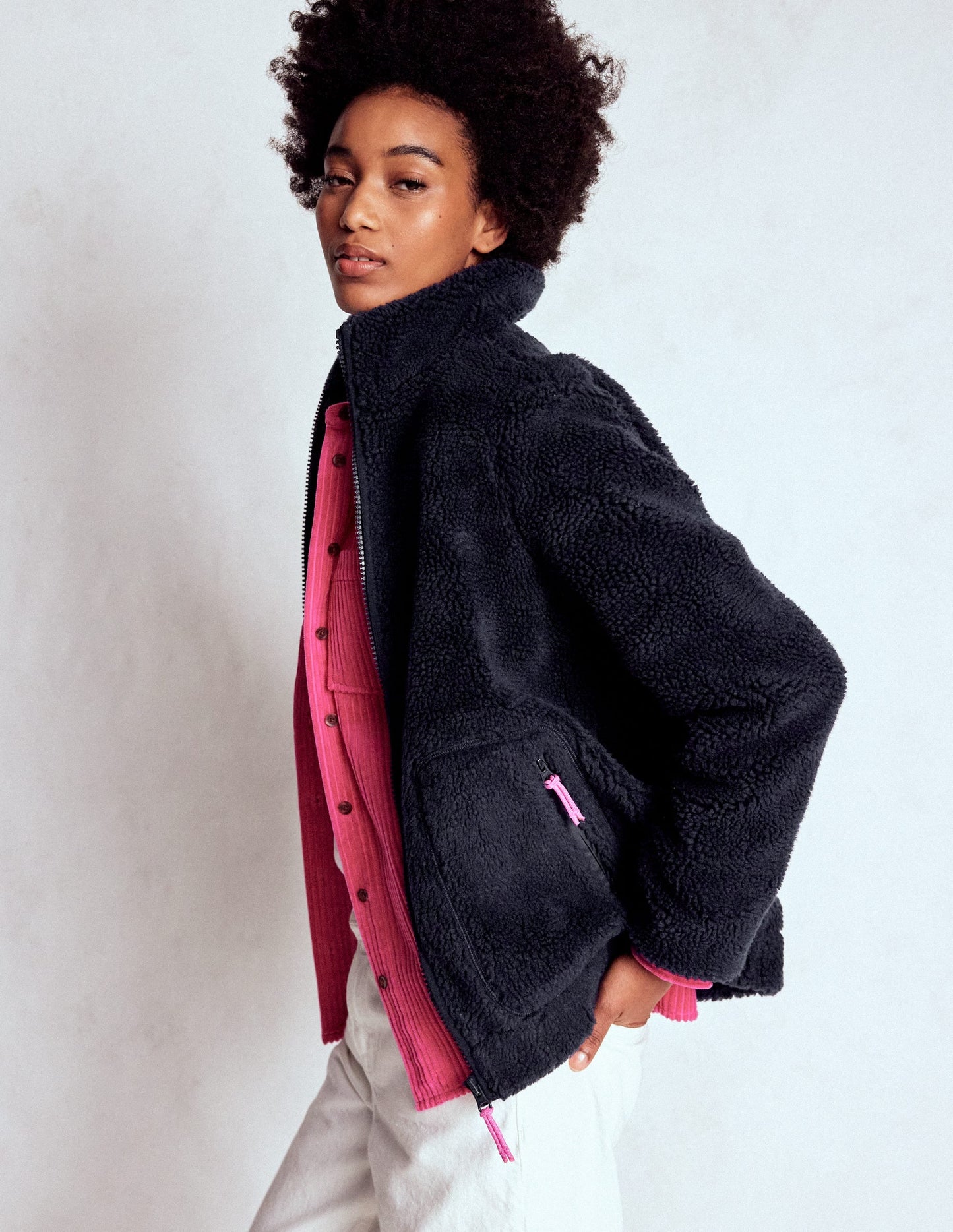 Westminster Borg Jacket-Navy