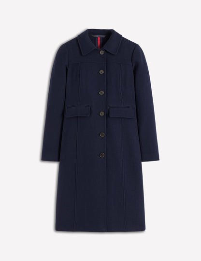 St Albans Coat-Navy
