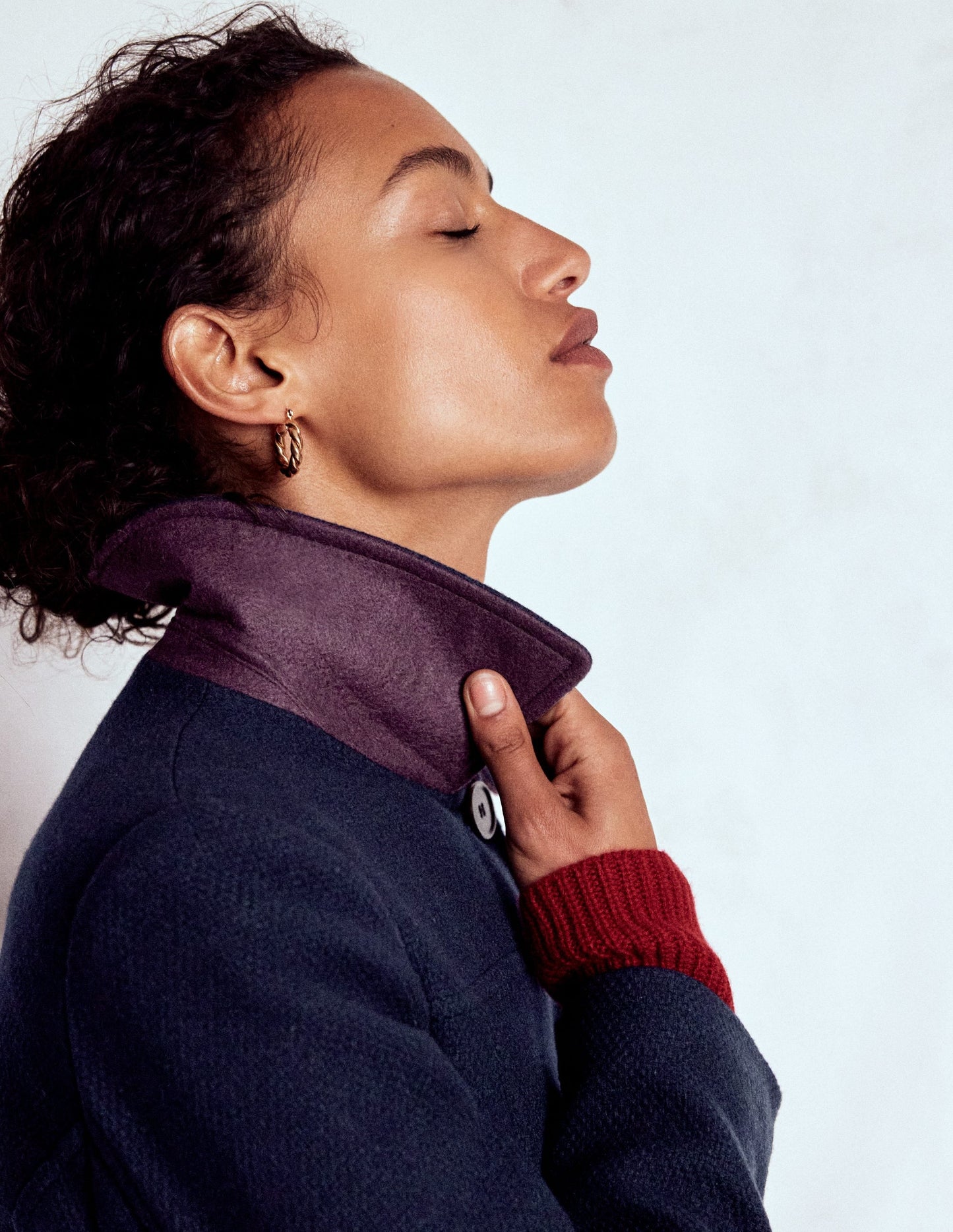 St Albans Coat-Navy