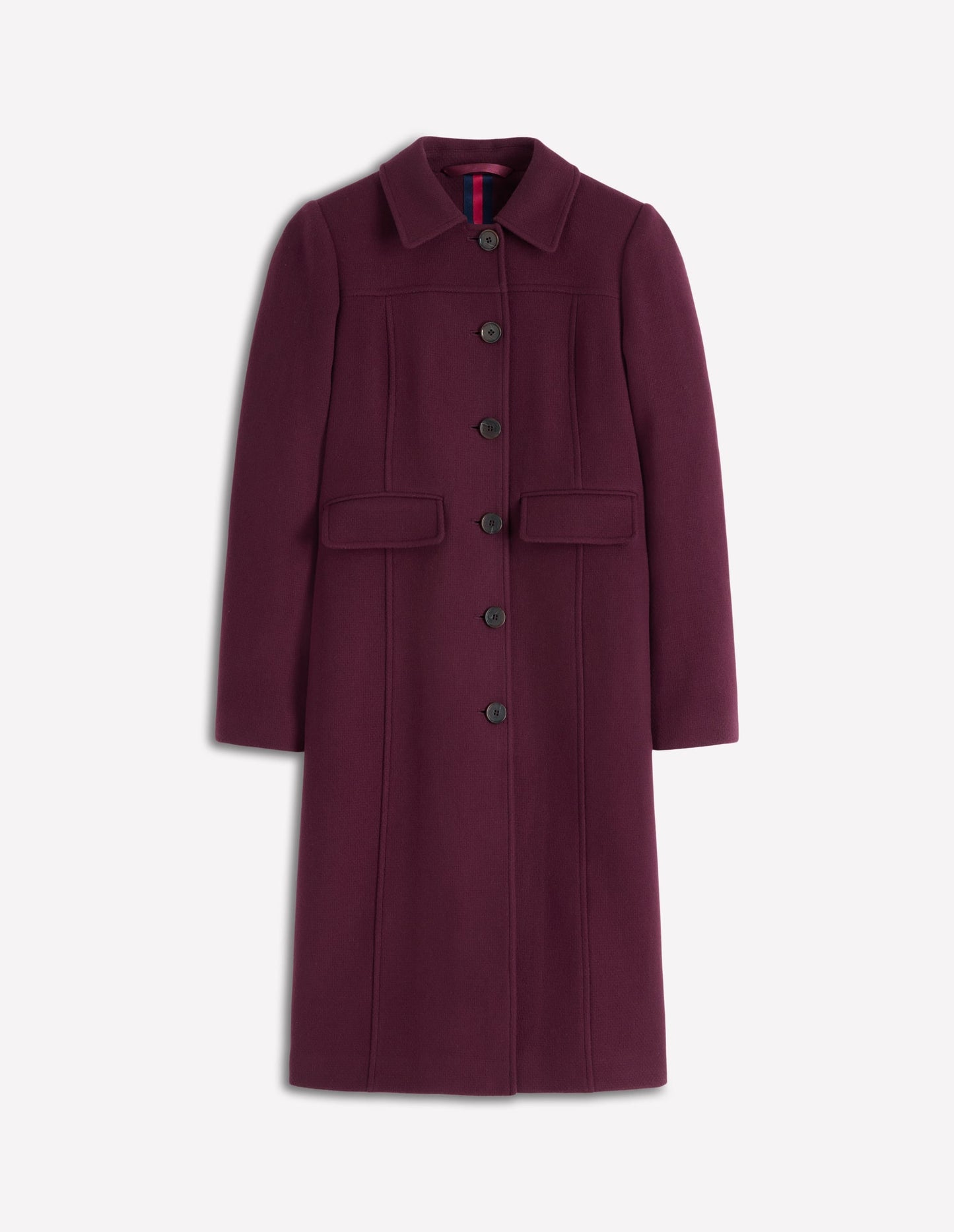 St Albans Coat-Dark Cherry