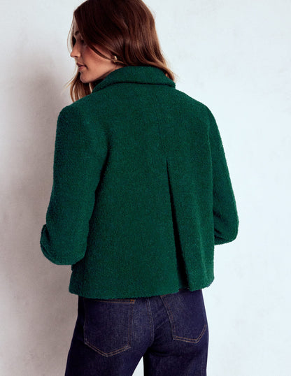 Knightsbridge Wool Jacket-Emerald Night