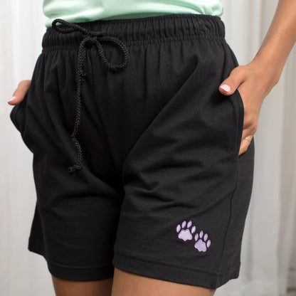 Purple Paw Women's Casual Shorts